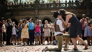 Jess and Lauren's Central Park Flashmob Proposal