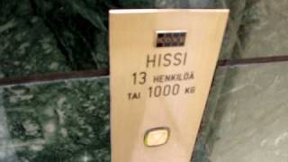 KONE Traction Scenic elevator/lift in Helsinki, Finland