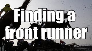 Betfair trading - Horse racing - Finding a front runner