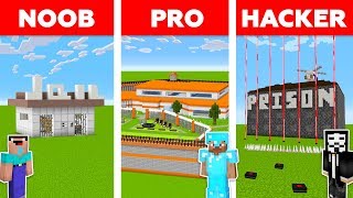 Minecraft NOOB vs PRO vs HACKER : PRISON ESCAPE CHALLENGE - Minecraft Animation
