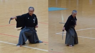 Iaido 8th dan Demonstration model　居合道範士八段　古流 模範演武