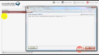 Roundcube Webmail Arayüzünde Görsel (HTML) İmza Kullanımı