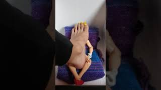Goddess trampling a little man