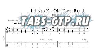 Lil Nas X - Old Town Road | Табы | Ноты | На Гитаре