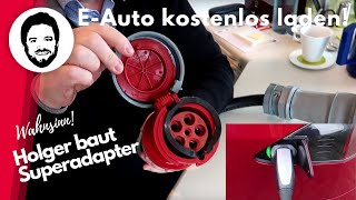 E-Auto kostenlos laden! Holger Laudeley baut Superadapter