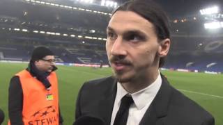 Zlatan Ibrahimovic  I felt there were 11 babies around me Интервью Ибрагимовича после матча с Челси