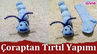 Çoraptan Tırtıl Yapımı | Okul Öncesi Etkinlikleri,  Kendin Yap, DIY, Canım Anne @Canım Anne