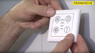 profi-air 180 flat: Montaje del panel de control - FRÄNKISCHE Ibérica