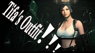 Resident Evil 2 Remake Ada in Tifa's Outfit