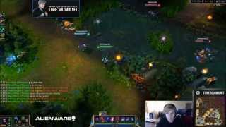 TSM Amaazing -  Elise Jungle vs Nunu Duo with Bjergsen | Challenger