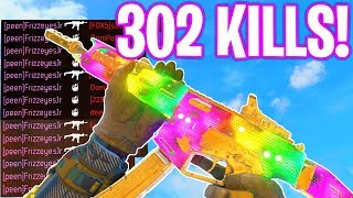 302 KILLS GAMEPLAY.. (WORLDS MOST KILLS!) - COD BO4