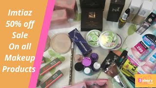 Crazy Sale at Imtiaz - 50% off Sale on all Make up products