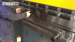 KINGWELL WC67Y-200TX4000 Estun E21 NC Hydraulic Press Brake Machine