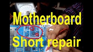 mobile phone motherboard short repair solution