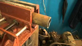 Самодельные тиски.Homemade vise.