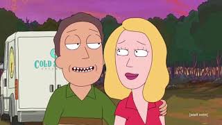 Beth saves a Deer - Rick and morty