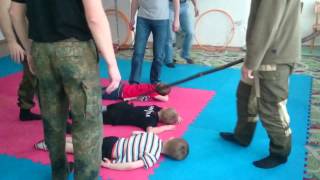 Игры с детьми - Игра "Казаки и турецкие часовые"
