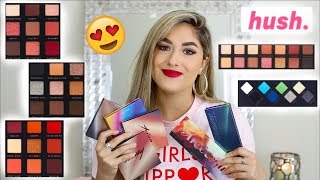 HUGE SHOP HUSH NEW RELEASES HAUL 2018 | Full swatches of all palettes