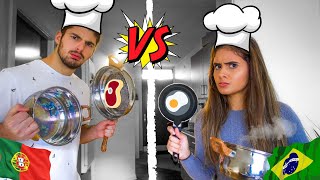 QUEM COZINHA MELHOR? | DESAFIO EM CASAL!! **desastre**
