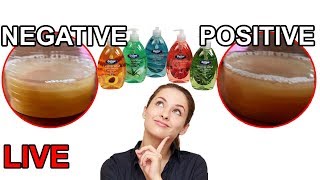 Soap pregnancy test POSITIVE vs NEGATIVE - Homemade Pregnancy Tests