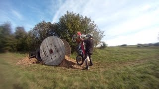 Testing our Homemade EnduroCross Track - CRF 250