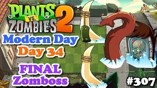 Plants vs. Zombies 2 - Modern Day - Day 34 (Zomboss) FINAL! Vida Moderna