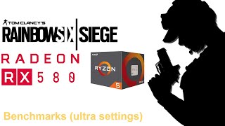 *Ryzen 2600 Rx 580 8Gb Rainbow  6 siege benchmarks (2019 ultra settings)*