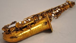 Demo: 1947 Selmer Super Balanced Action SBA alto sax