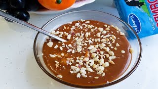 Карамельный соус на кефире. Соленая карамель без сливок. Быстрый рецепт