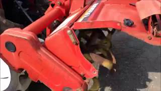 ヤンマー　ディーゼルトラクター　AF-18 ロータリー R100  　R114M　動作動画