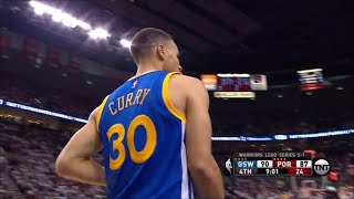 Stephen Curry #I'M BACK! ( 40 PTS, 9 reb, 8 ast ) VS Blazers (5-9-2016)