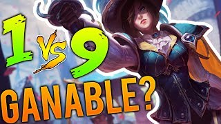 TRYNDAMERE VERSION FEMENINA?! | 1VS9 | FIORA TOP S7 | League of Legends