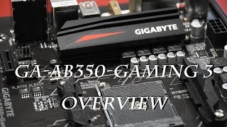 Gigabyte GA-AB350-Gaming 3 Budget Motherboard - Overview