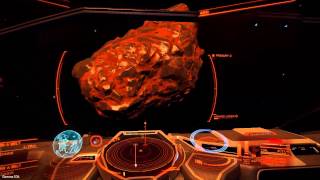 Летс флай. Elite: Dangerous.  Во вселенную на Cobra MK III . Часть 3. (Поле астероидов и майнинг)