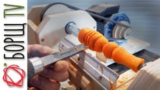 Токарный станок по дереву из фанеры своими руками | Часть 2