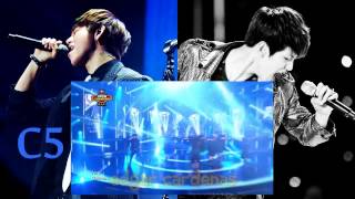 Baekhyun vs. Daehyun, Vocal Battle: Belting (F4-F5)