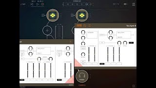 Multi Layering VirSyn Tera Synth as an AUv3 in AUM Demo for the iPad