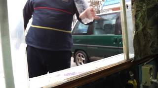 Самодельный нож   на бутылке