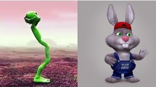 Dame Tu Cosita Challenge Зеленый Человечек Танец || Tanz mit Hase - Веселый Танец || Часть 2