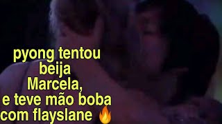 Pyong tenta beijar Marcela, tudo que aconteceu na festa guerra e paz
