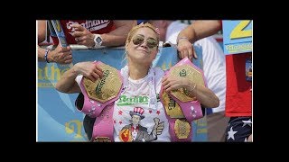Joey Chestnut, Miki Sudo Win 2018 Nathan's Hot Dog Eating Contests World Today