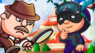 ВОРИШКА БОБ в ЯПОНИИ мультик игра для детей ГРАБИТЕЛЬ БОБ ограбил ИГРОВУЮ КОМНАТУ #4 видео для детей