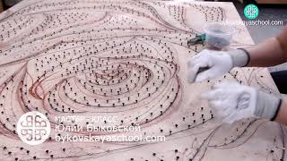 Мастер-класс #Барельеф розы из гипсовой шпаклевки своими руками часть 5  из 12