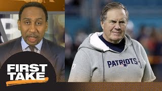 Stephen A. Smith believes Bill Belichick will stay with Patriots | First Take | ESPN