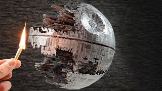 Destroying the DEATH STAR (made from cardboard)