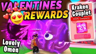 ?Valentines Event Reward Kraken Couplet & Lovely Omen Bubble Gum Simulator?