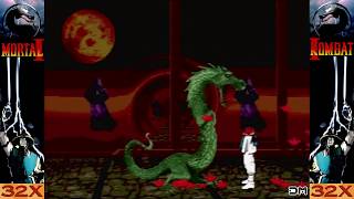 Mortal Kombat II All Fatalities Sega 32x