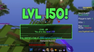 FINALLY LVL 150!!! (Hypixel Skywars)
