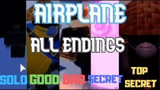ROBLOX Airplane All Endings (BEST!! September 2019)