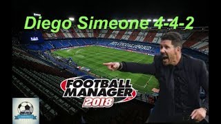 FM18 Diego Simeone's Tactic in Football Manager 2018
